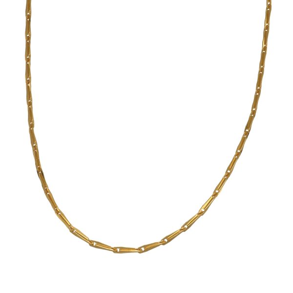 Collana oro giallo  semirigida