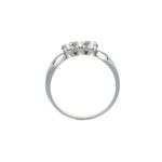 Anello oro bianco trilogy con diamanti donnaoro