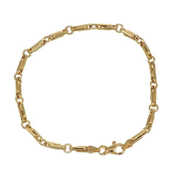 Bracciale oro giallo semirigido