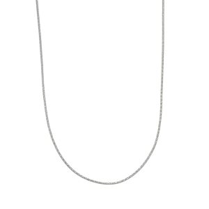 Collana oro bianco semirigida