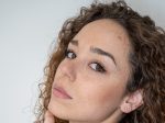 Orecchini oro bianco punti luce con diamante