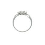Anello oro bianco trilogy con diamanti donnaoro