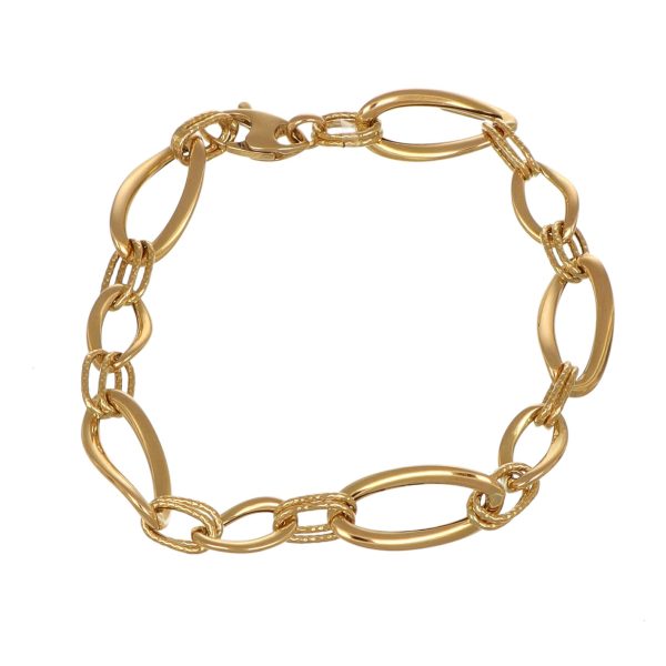 Bracciale oro giallo catena