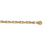 BRACCIALE DUE ORI SEMIRIGIDO DIONISI