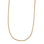 COLLANA ORO GIALLO 750 TORCION