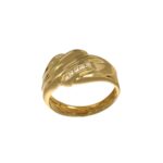 Anello oro giallo copn zirconi