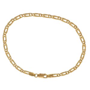 Bracciale oro giallo lavorato
