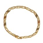 BRACCIALE ORO GIALLO CON FASCETTE DUE ORI