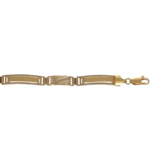 BRACCIALE DUE ORI SEMIRIGIDO