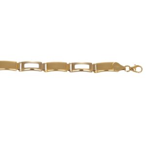 BRACCIALE DUE ORI SEMIRIGIDO