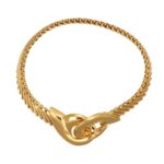 Bracciale oro giallo snake