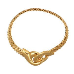Bracciale oro giallo snake